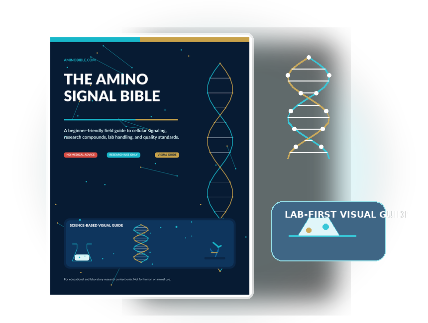 The Amino Signal Bible PDF cover mockup
